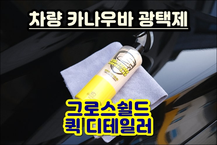  차량 광택제 카나우바 농축된 물왁스 그로스쉴드 퀵디테일러 feat 쏘렌토MQ4