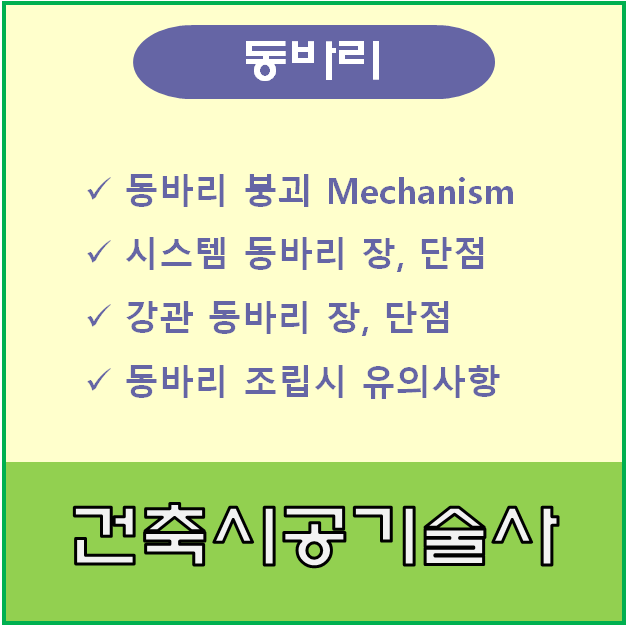 시스템 동바리 및 강관 동바리 특성과 조립시 유의사항 시스템 동바리 및 강관 동바리 특성과 조립시 유의사항