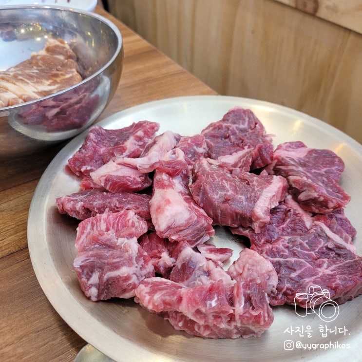  [경기도 부천시 중동] 신중동역 소고기 맛집, 고기집 - 마포화로집 신중동직영점