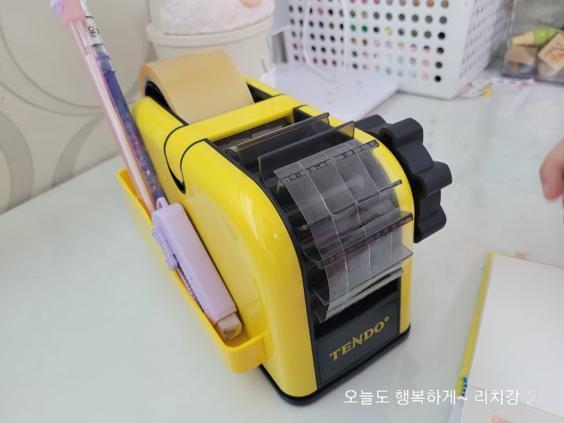 테이프커터기 텐도 다분할디스펜서 박스테이프커터기