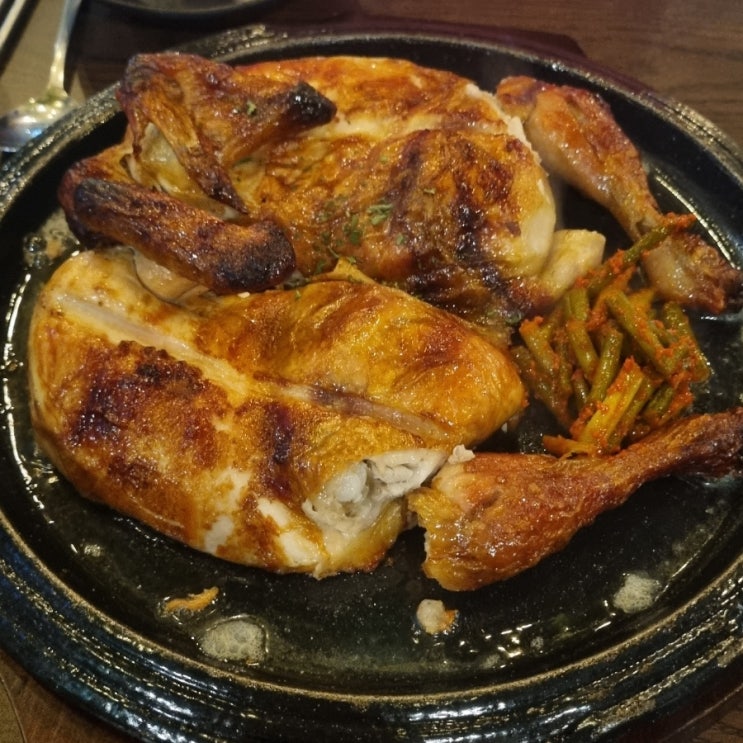  산본 술집 마늘쫑 누룽지 치킨 맛집 구도로통닭
