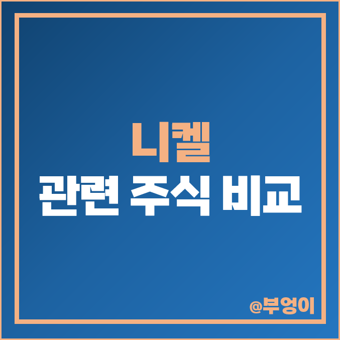 니켈 관련주 : 테마주, 국내 주식 PBR 시가총액 주가 순위 니켈 관련주 : 테마주, 국내 주식 PBR 시가총액 주가 순위