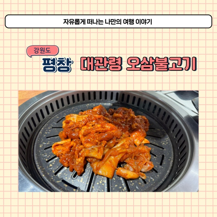  강원도 평창 대관령 오삼불고기 맛집 납작식당 현지인 많은 곳