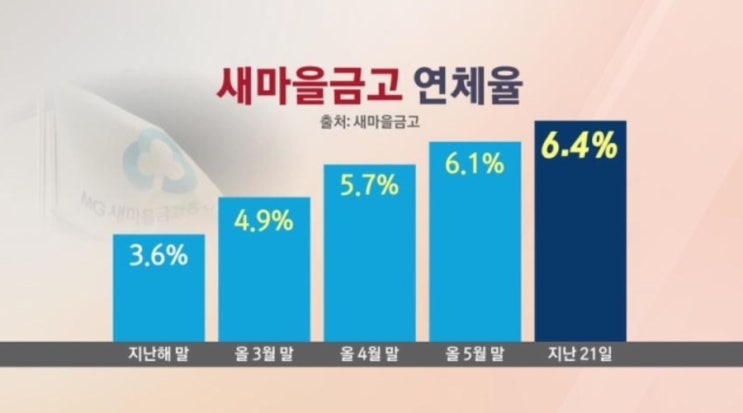  비리설에 위기설까지.. ‘새마을금고’ 연체율도 슬금슬금 증가 (ft. 새마을금고 예금자보호 규정, 새마을금고법)