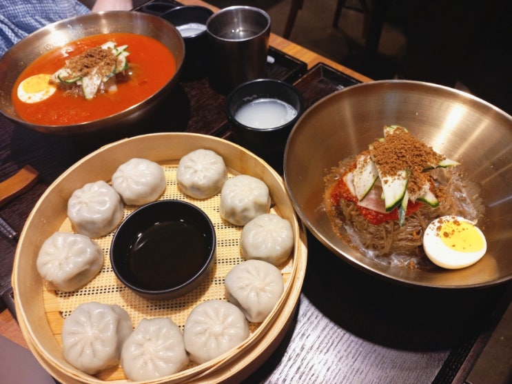  홍대 매운냉면맛집 시장냉면홍대점