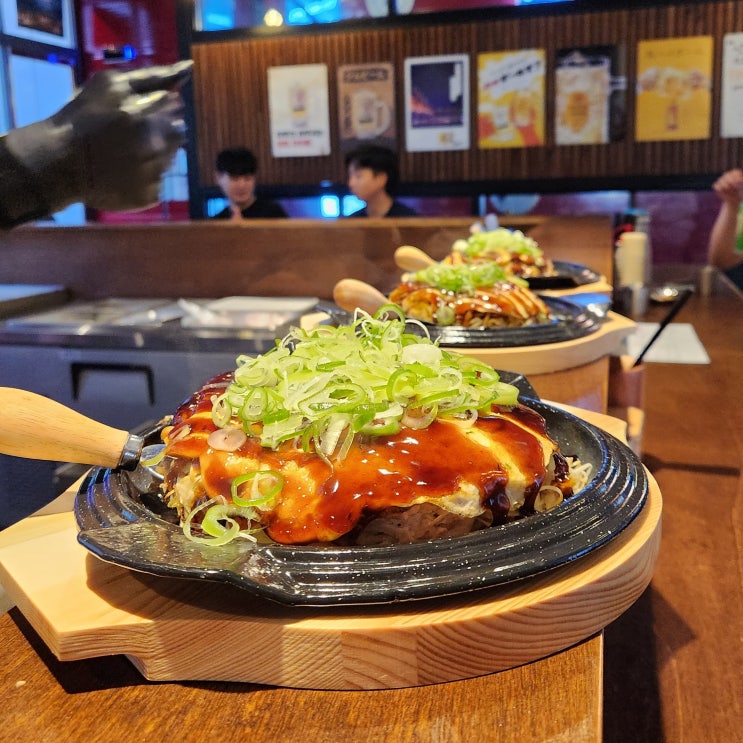  안양일번가 맛집 '오코노미스토리' - 하이볼 한잔과 즐기는 오코노미야끼와 야끼소바!