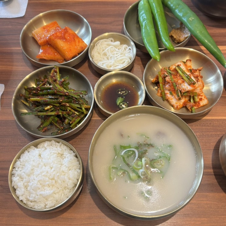 [서울/시흥] 금천구청 국밥 맛집 부드러우러운 한우수육과 진한 곰탕 후기 