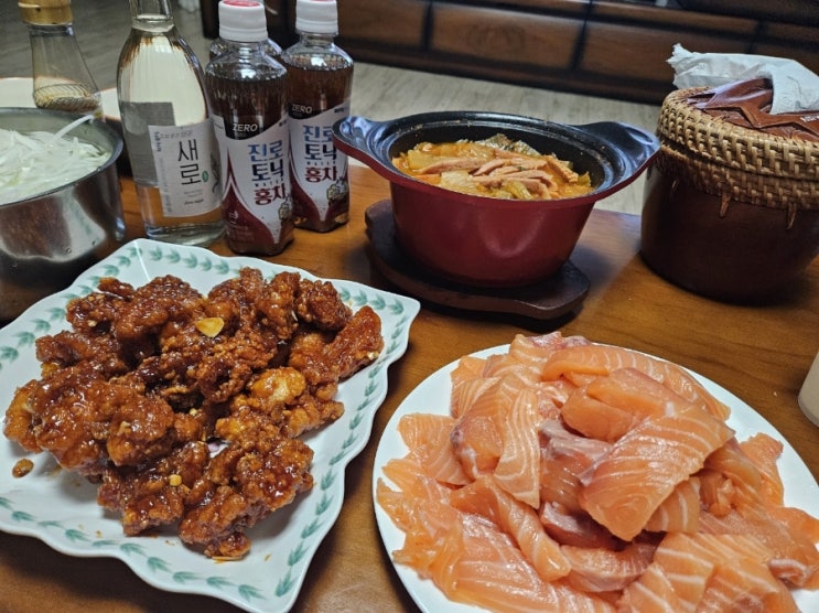  군포 트레이더스 연어먹기