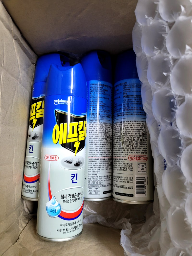 에프킬라 킨 500ml x4개 모기약