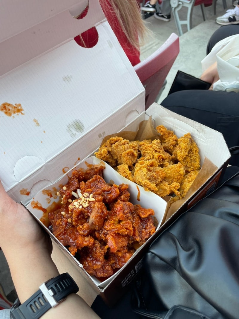 자담치킨 :) 핫후라이드 200% 맛있게 먹기 ️ : 네이버 블로그