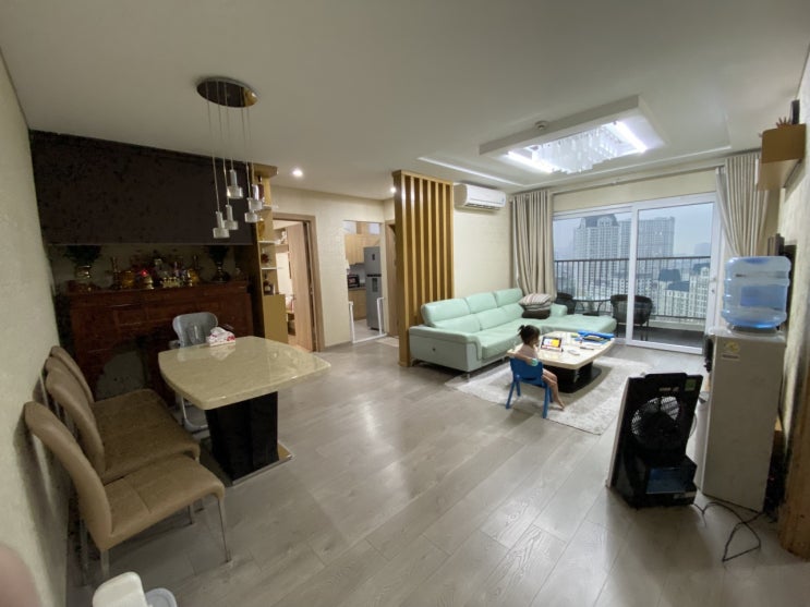 하노이 골든팰리스 아파트 3룸 풀옵션 임대 월세 1900만동, B동 중층 36평 [2023년 7월 즉시입주가능]