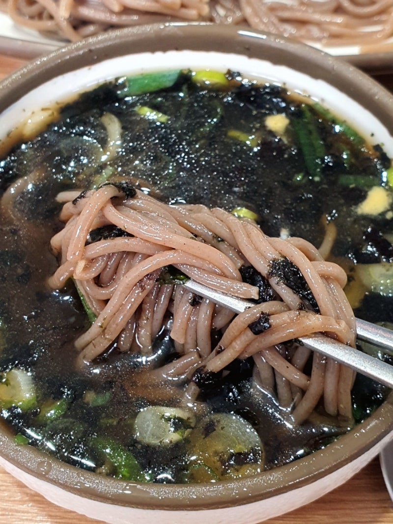 광주 모밀 맛집 운암동 산수옥 모밀집 메밀국수 점심 후기 : 네이버 블로그