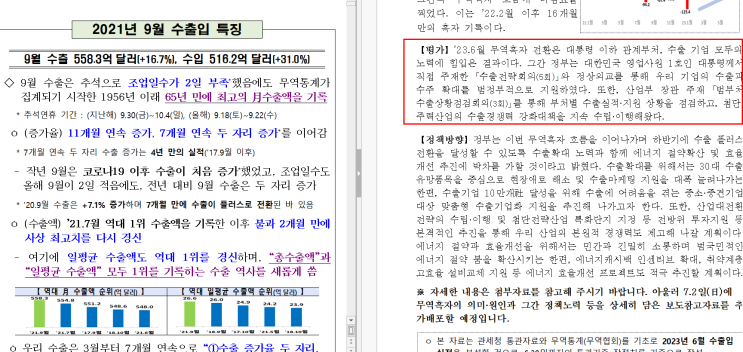 23년 6월 수출입 보도 자료 23년 6월 수출입 보도 자료