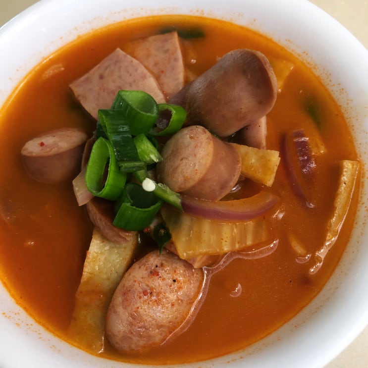  부대찌개황금레시피 소스매니아 양념소스 분말가루로 완성
