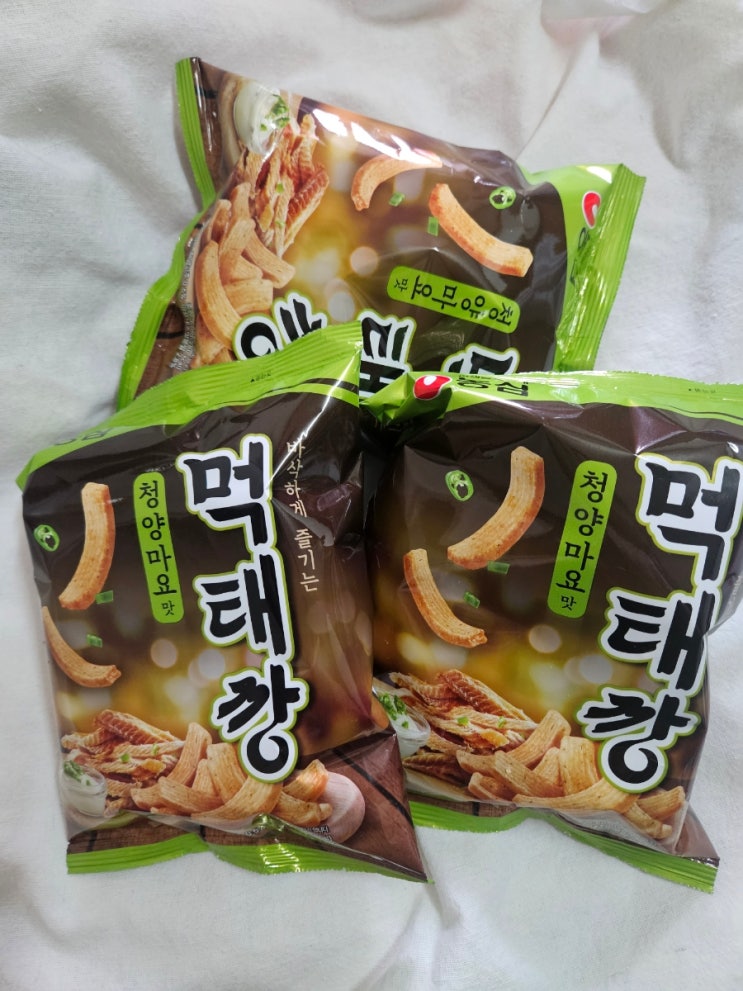  [편의점 털기] 농심 먹태깡 청양마요맛 리뷰 및 구하는방법