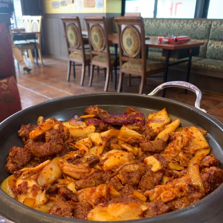  아주대 돼지김치구이 맛집 사랑집 내돈내산 방문후기