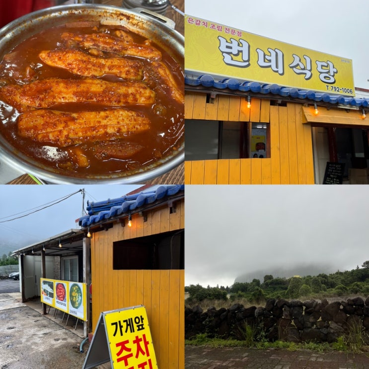  제주 '번네식당' 뼈없는 갈치조림 맛집 내돈내산 후기! (ft.제주 서귀포 산방산 점심맛집)