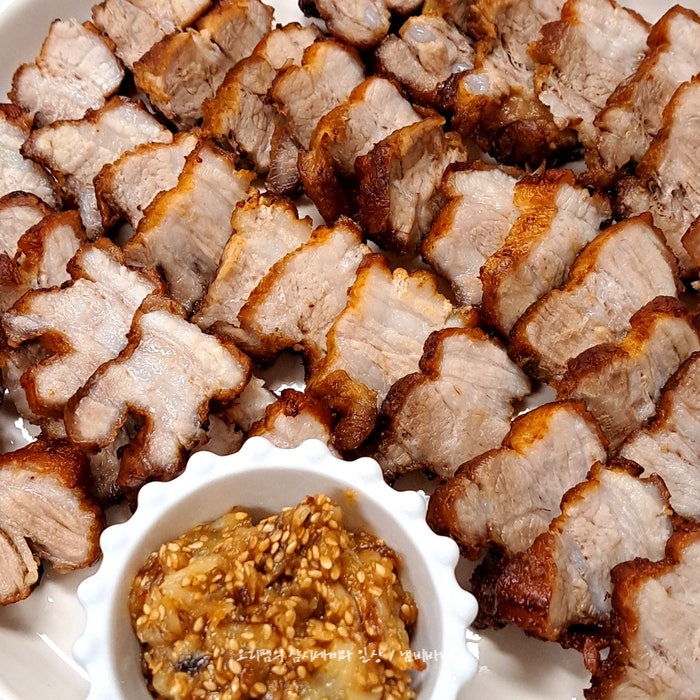 편스토랑 레시피 통 삼겹살 요리 어남선생 류수영 냄비 바베큐 허니 마늘 소스 레시피