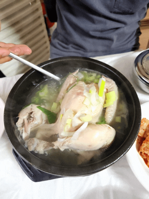  충남서천 장터맛집 - 삼계탕 8천원 장항맛집