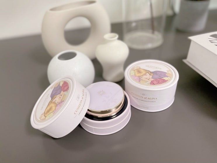  [ 백화점쿠션 / 쿠션팩트추천 ] 촉촉광채쿠션 SKANSKIN 스칸스킨의 쿠션 에 알리나 건성 피부 사용후기 ( 자연광 쿠션, 수정용 쿠션 )