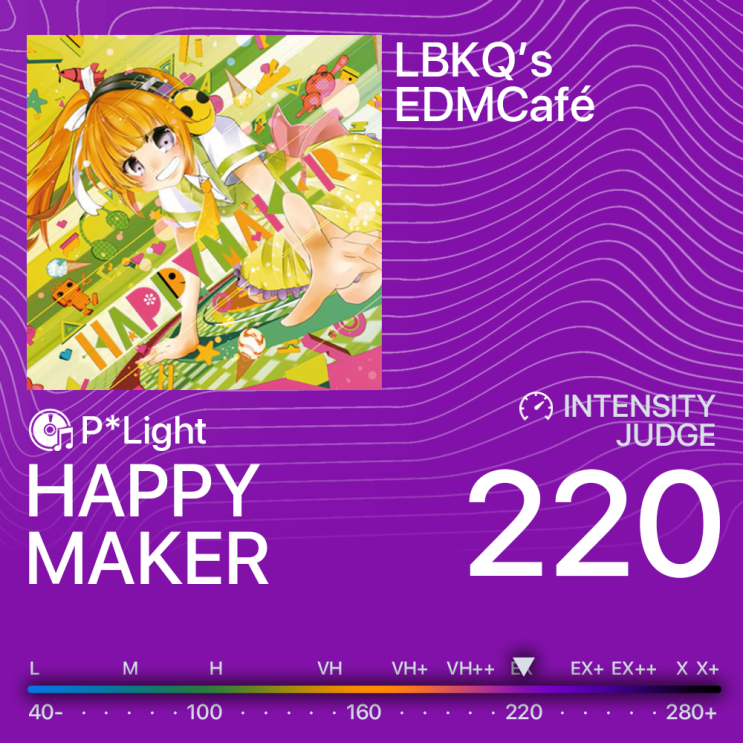 [#edmcafé] P*Light - HAPPYMAKER