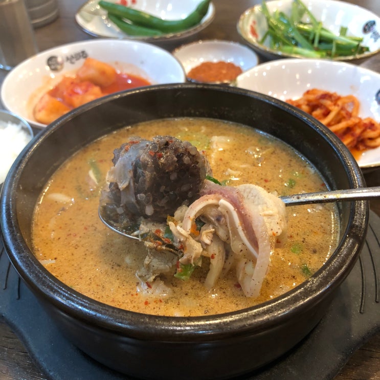  인천 논현동 순대국 신의주찹쌀순대 혼밥 맛집 존맛탱