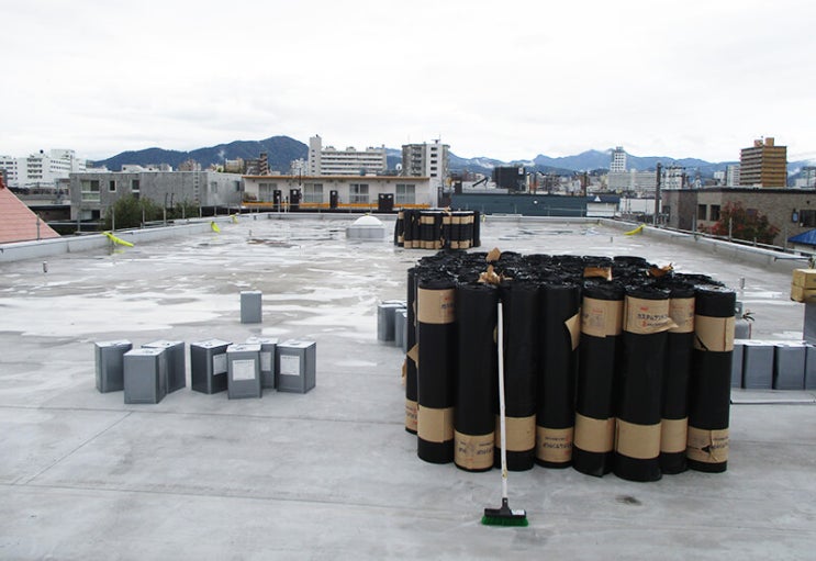 지붕 옥상 방수 개량 아스팔트 방수시트 복합 시트 방수 공사