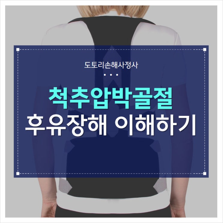  척추압박골절 후유장해 이해하기