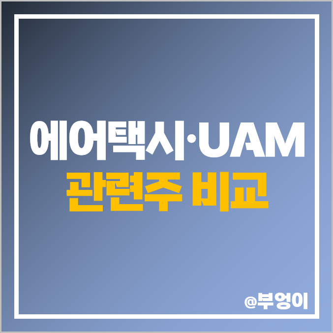 도심형 항공 모빌리티 UAM 관련주, 에어택시 주식 도심형 항공 모빌리티 UAM 관련주, 에어택시 주식