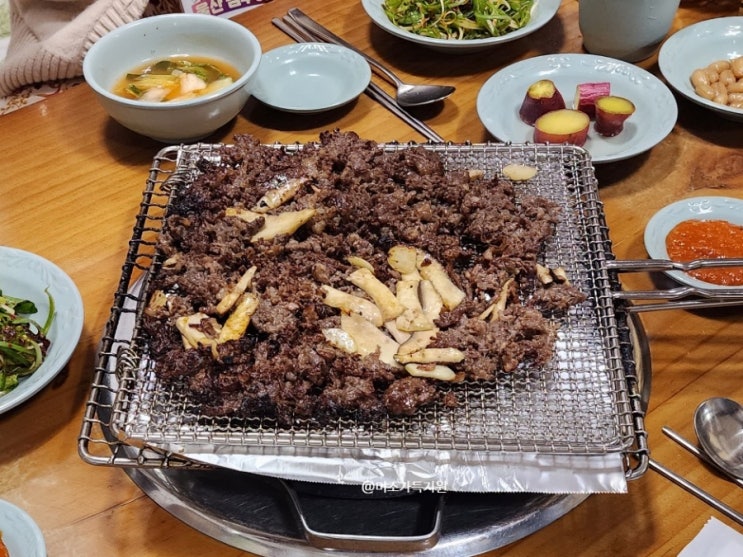 울산 울주군 언양불고기 기와집 고즈넉한 한옥에서 점심