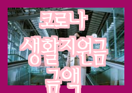  코로나19 생활지원금 신청 방법 및 금액