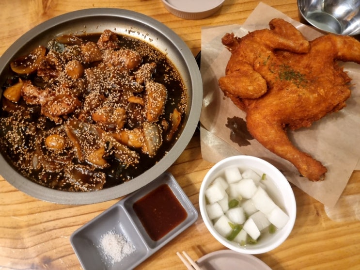  대구 용산동 맛집] 현대용산시장 찜닭 + 옛날통닭 가성비 세트 '달구벌클라쓰'