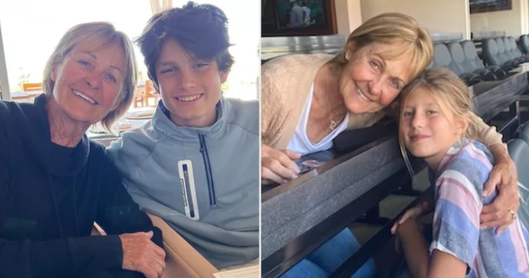 톰 브래디가 어머니 갤린의 생일을 축하하면서 세 아이의 사진을 모두 공유합니다