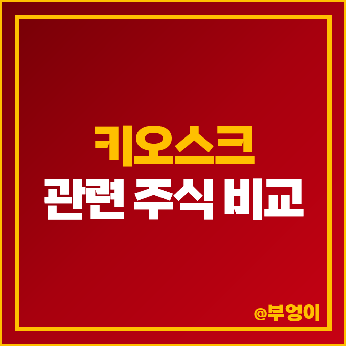 키오스크 관련주 비교 : 대장주 씨아이테크 주식 주가 시가총액 순위 키오스크 관련주 비교 : 대장주 씨아이테크 주식 주가 시가총액 순위