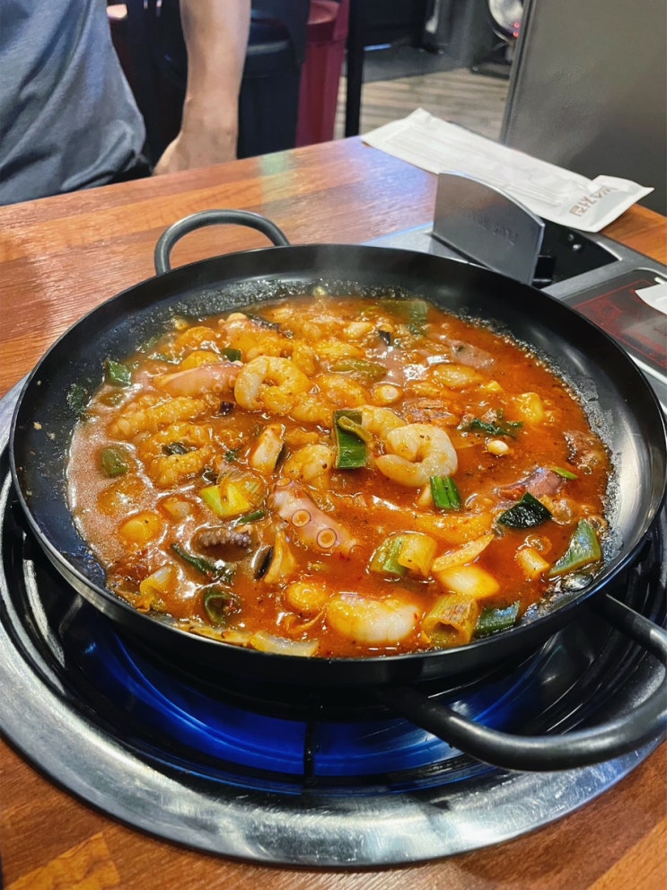  모란낙곱새맛집 육해진미:) 매콤한 낙곱새에 볶음밥까지 뚝딱 