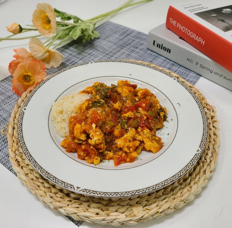 토마토 요리 추천 토마토 달걀 볶음 간단하게 만들기 토마토 계란덮밥 한 끼