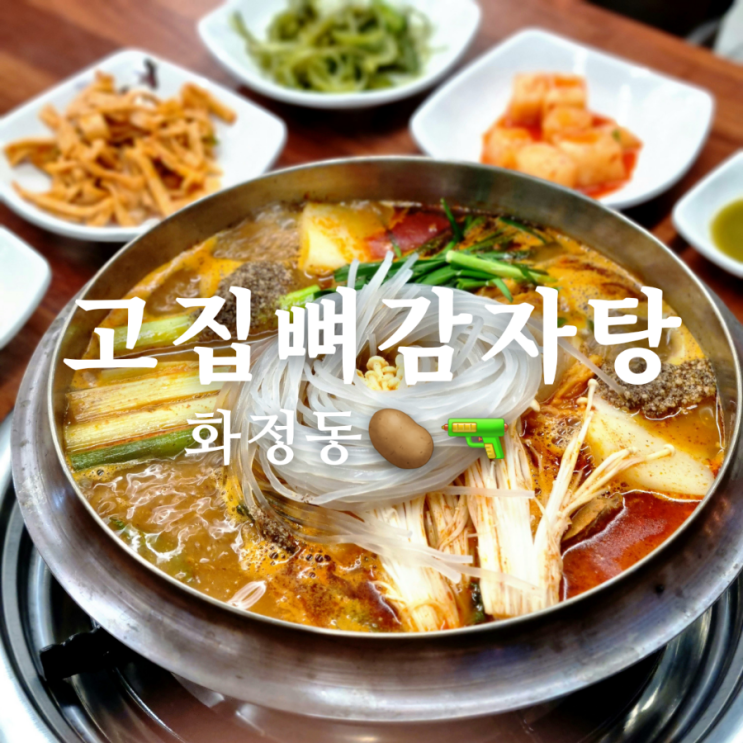  담백했던 광주 화정동 맛집 고집뼈감자탕