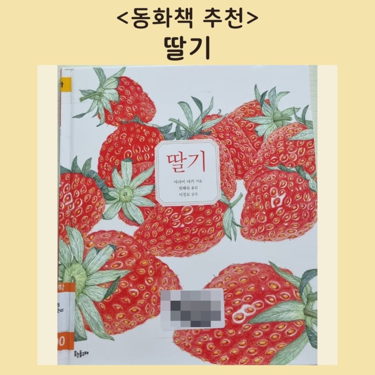  딸기 겉의 알갱이가 씨앗이라구요? <딸기> (동화책 추천)