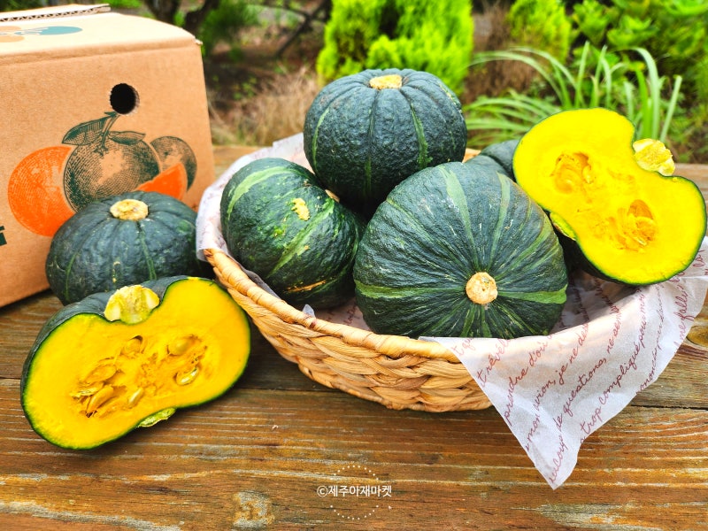 제주 미니 밤호박 보우짱 미니 단호박 보관법 세척법(여름 제철 농산물)