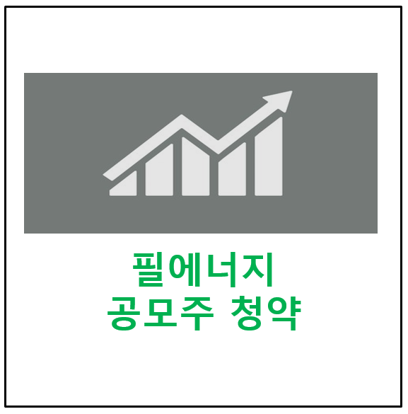  필에너지 공모주 청약 신청 : 주관사, 일정, 수요예측,최소청약증거금, 기업정보