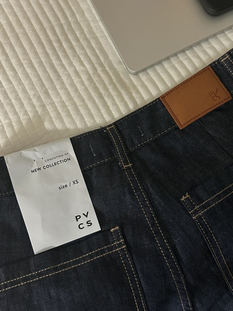  PVCS : 논페이드 생지 데님