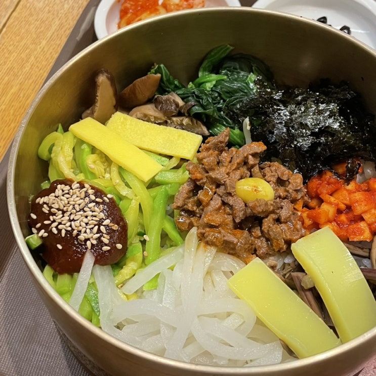  잠실 롯데몰 맛집 한국집 비빔밥 추천!