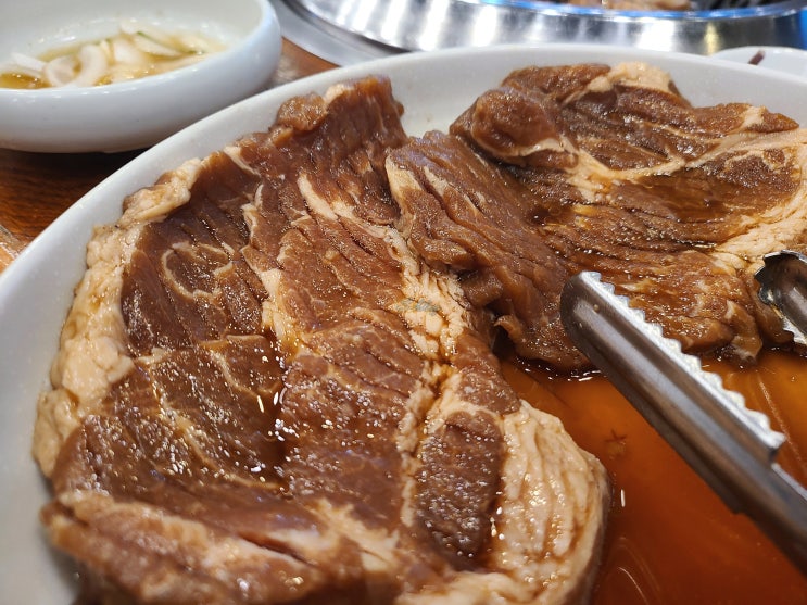  의정부 장암역 숯불갈비에서 생일축하~