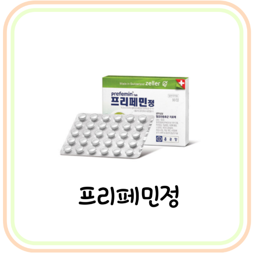  월경전 증후군 약 프리페민정 가격과 효능 및 부작용 (# PMS 증상)