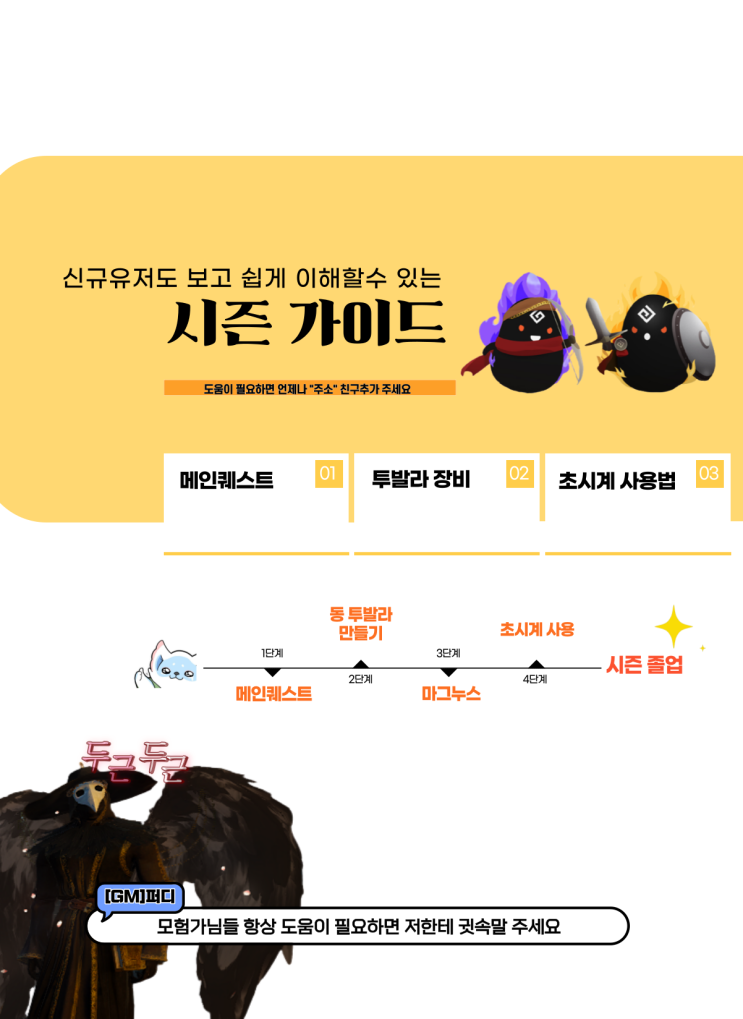  [검은사막] 시즌 뉴비를 위한 시즌가이드