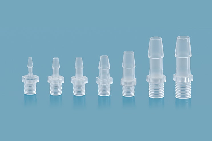  Barb-to-Male Adapter 메일어답터 피팅 1/4-28UNF