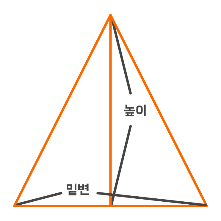 초등 삼각형 넓이 공식, 사각형 넓이 공식 및 예시 문제 (삼각형의 넓이, 사각형의 넓이)
