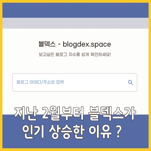  지난 2월부터 블덱스가 인기 상승한 이유?