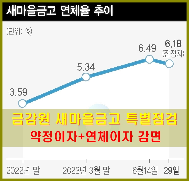 금감원 등 새마을금고 부실, 연체율 등 특단대책. 불안심리로 뱅크런 사태 걱정. 예금자보호 가능