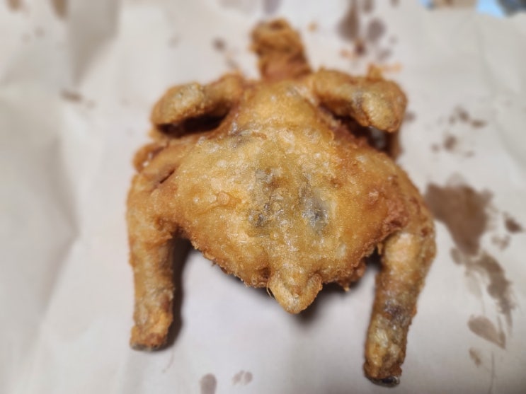  부여 현지인 맛집 사거리통닭 포장해서 먹었어요.